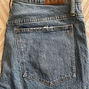 Madewell Tomboy straight jeans